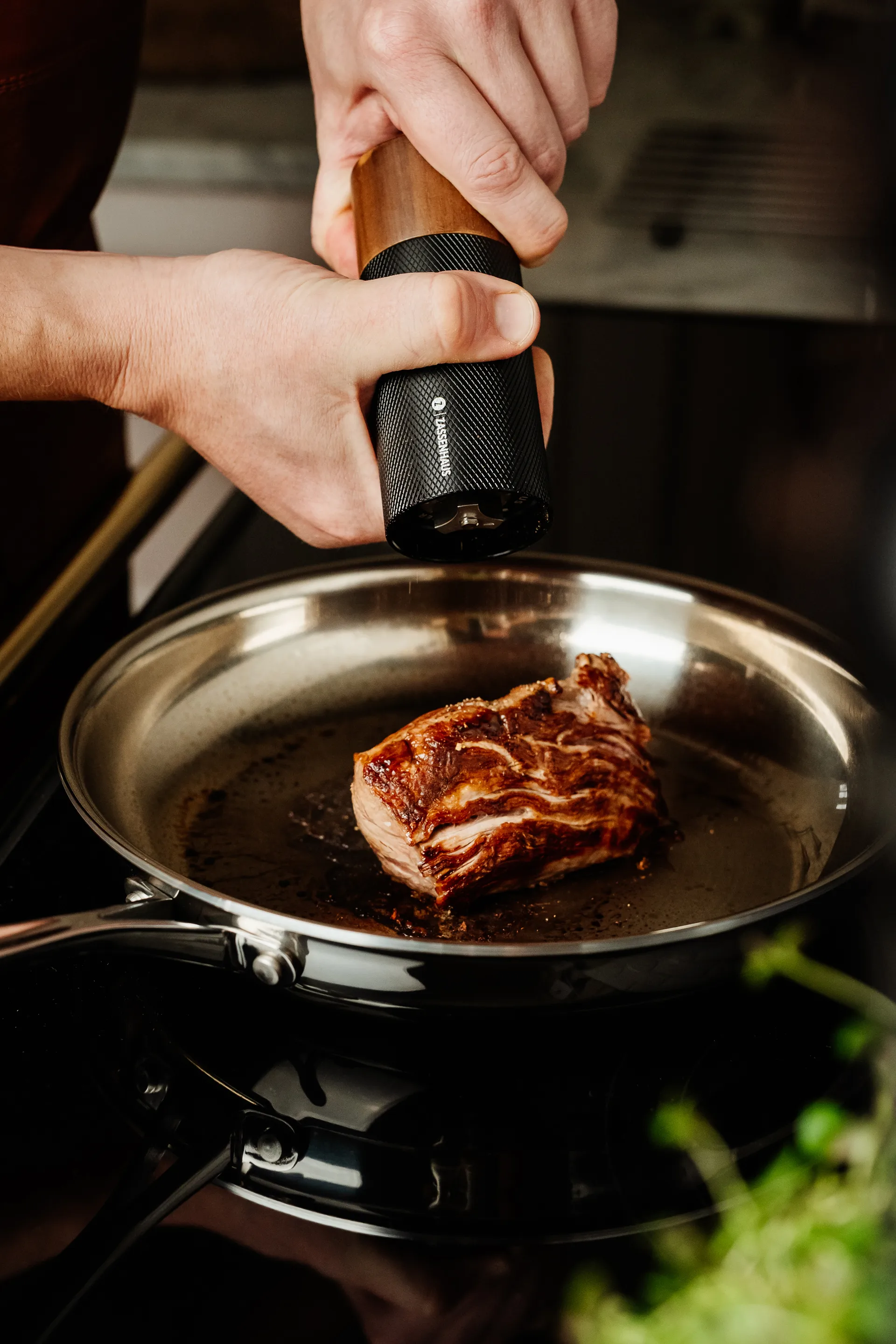 Zassenhaus Performer pepperkvern, Valnøtt-aluminium 13 cm Zassenhaus