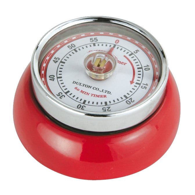 Zassenhaus timer Rød | Skandinavisk Design | Steketermometre & Kjøkkentimer | Rød