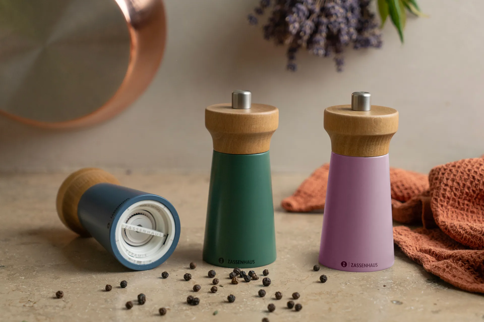 Zassenhaus Westerland saltkvern 12 cm, Sand Zassenhaus