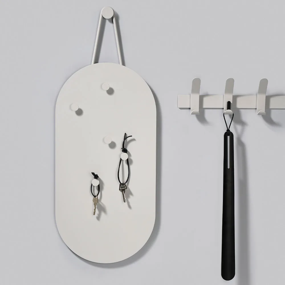 A-Bulletin Board oppslagstavle, soft grey, inkl. magneter Zone Denmark