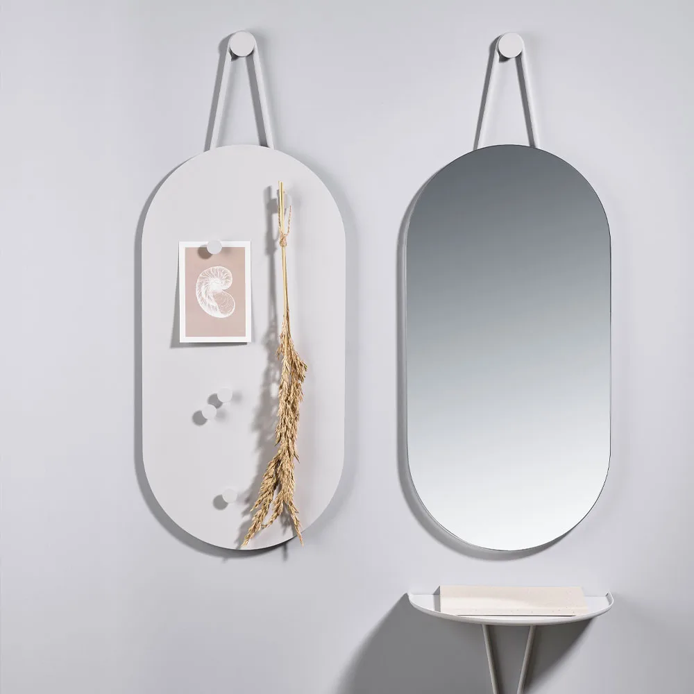 A-Bulletin Board oppslagstavle, soft grey, inkl. magneter Zone Denmark