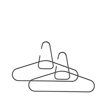 A-Hanger kleshenger - black, 2-pakning - Zone Denmark