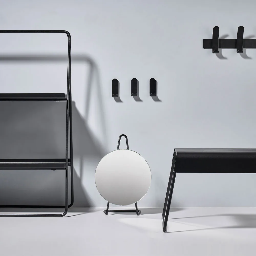 A-Hook knagg, black, double Zone Denmark