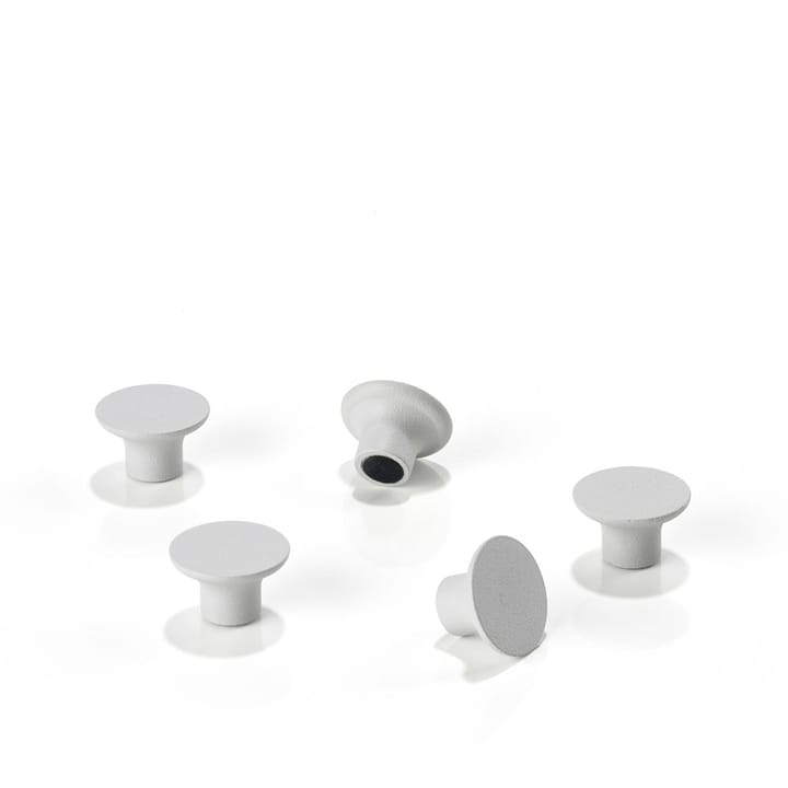 A-Magnet magnet - soft grey, 5-pakning - Zone Denmark