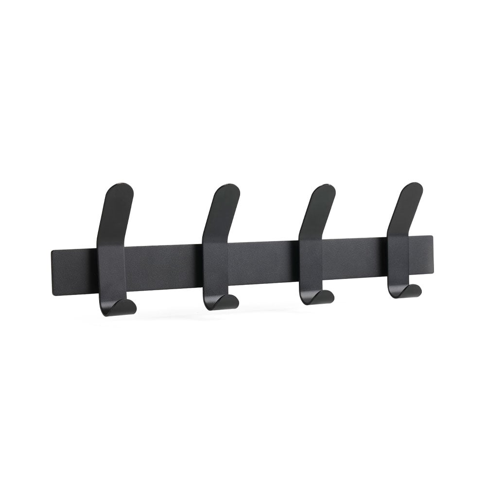 Zone Denmark A-Rack knaggrekke black, 4 kroker