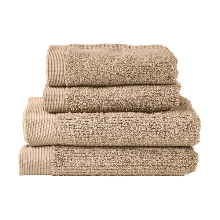 Classic håndklesett 4 deler - Camel - Zone Denmark