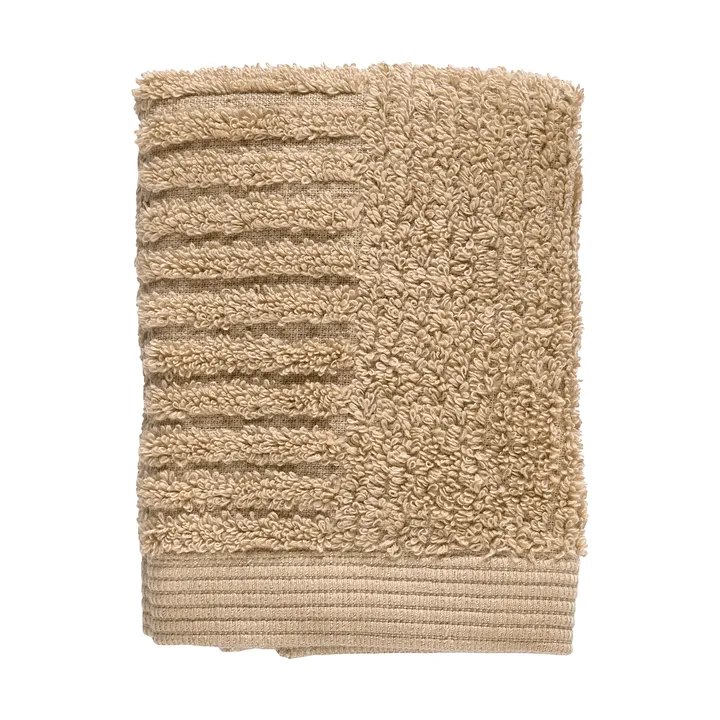Classic vaskeklut 30x30 cm - Camel - Zone Denmark