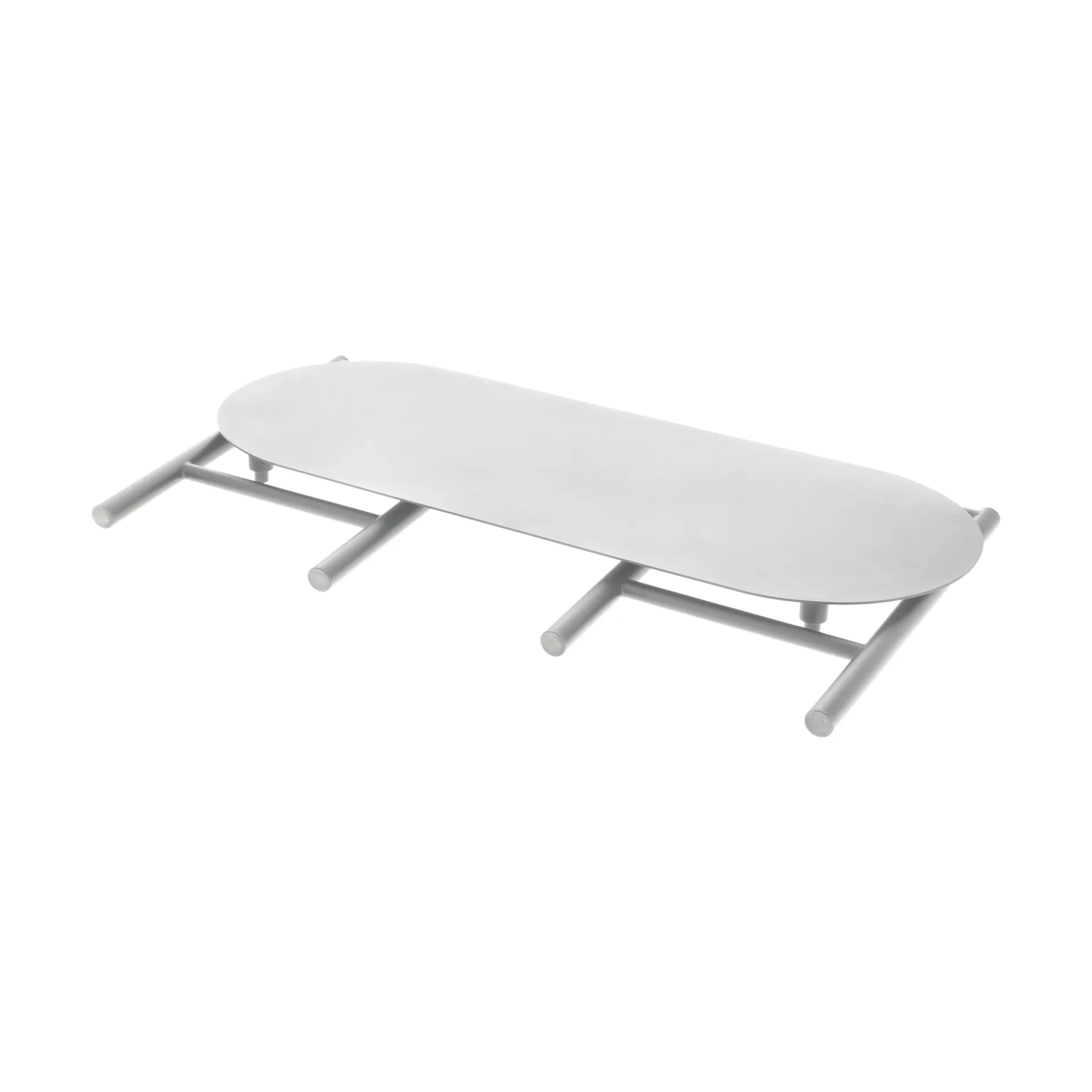 Disc benk 33x80 cm, Soft grey Zone Denmark