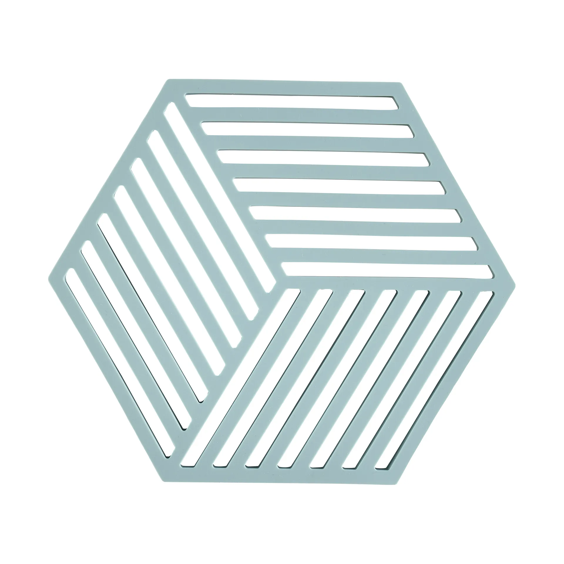 Hexagon gryteunderlag, Fog blue Zone Denmark