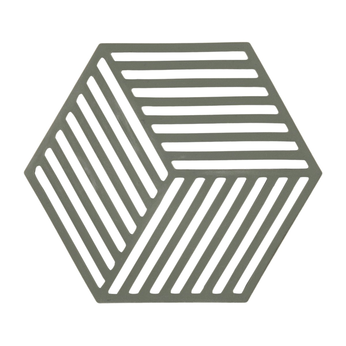 Grytunderlag Hexagon Olive green