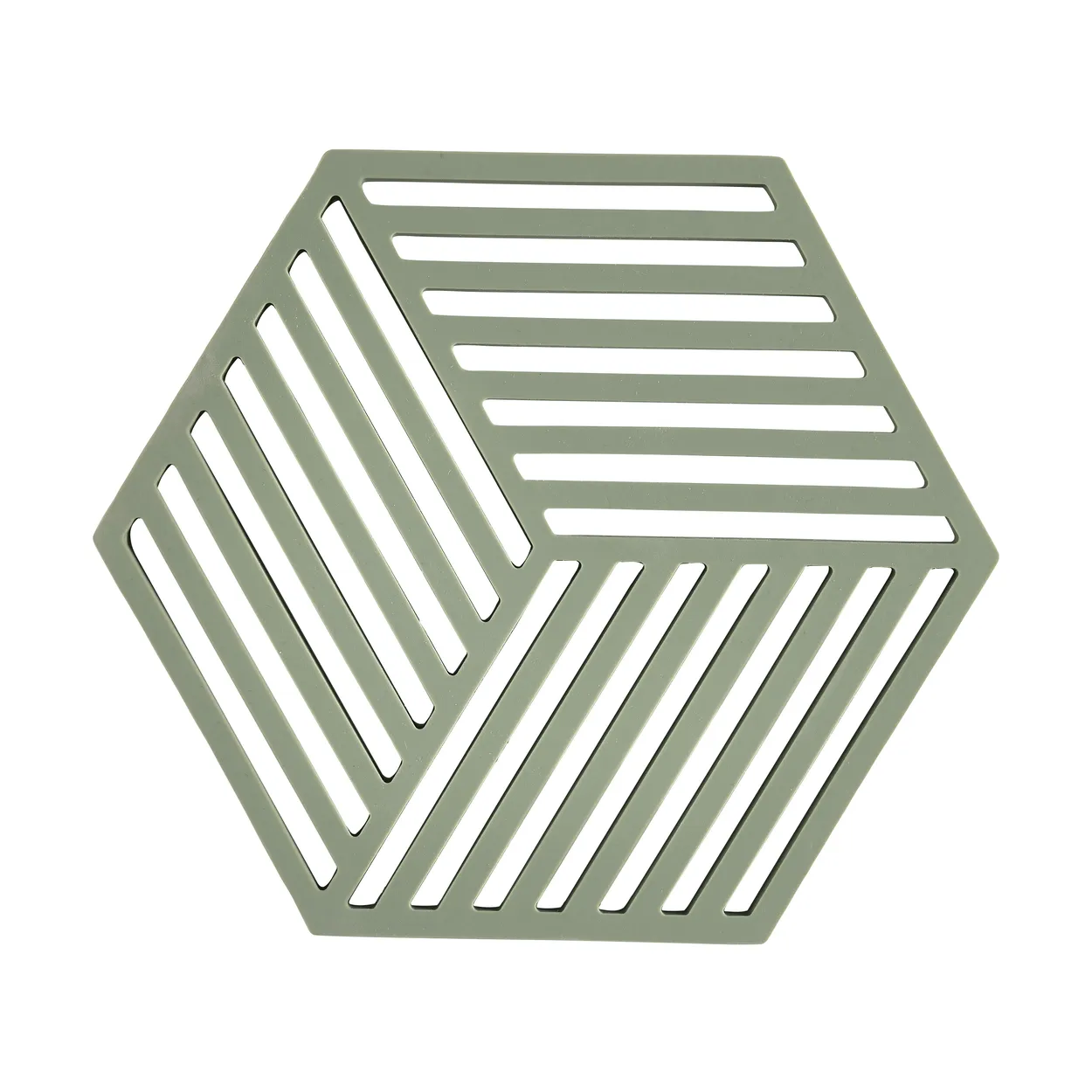 Zone Denmark Hexagon gryteunderlag Rosemary | Skandinavisk Design | Gryteunderlag | Grønn