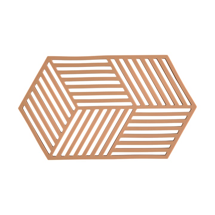 Hexagon gryteunderlag stor - Light Terracotta - Zone Denmark