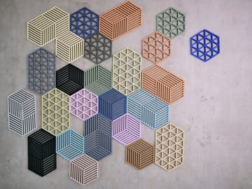 Hexagon gryteunderlag stor - Light Terracotta - Zone Denmark