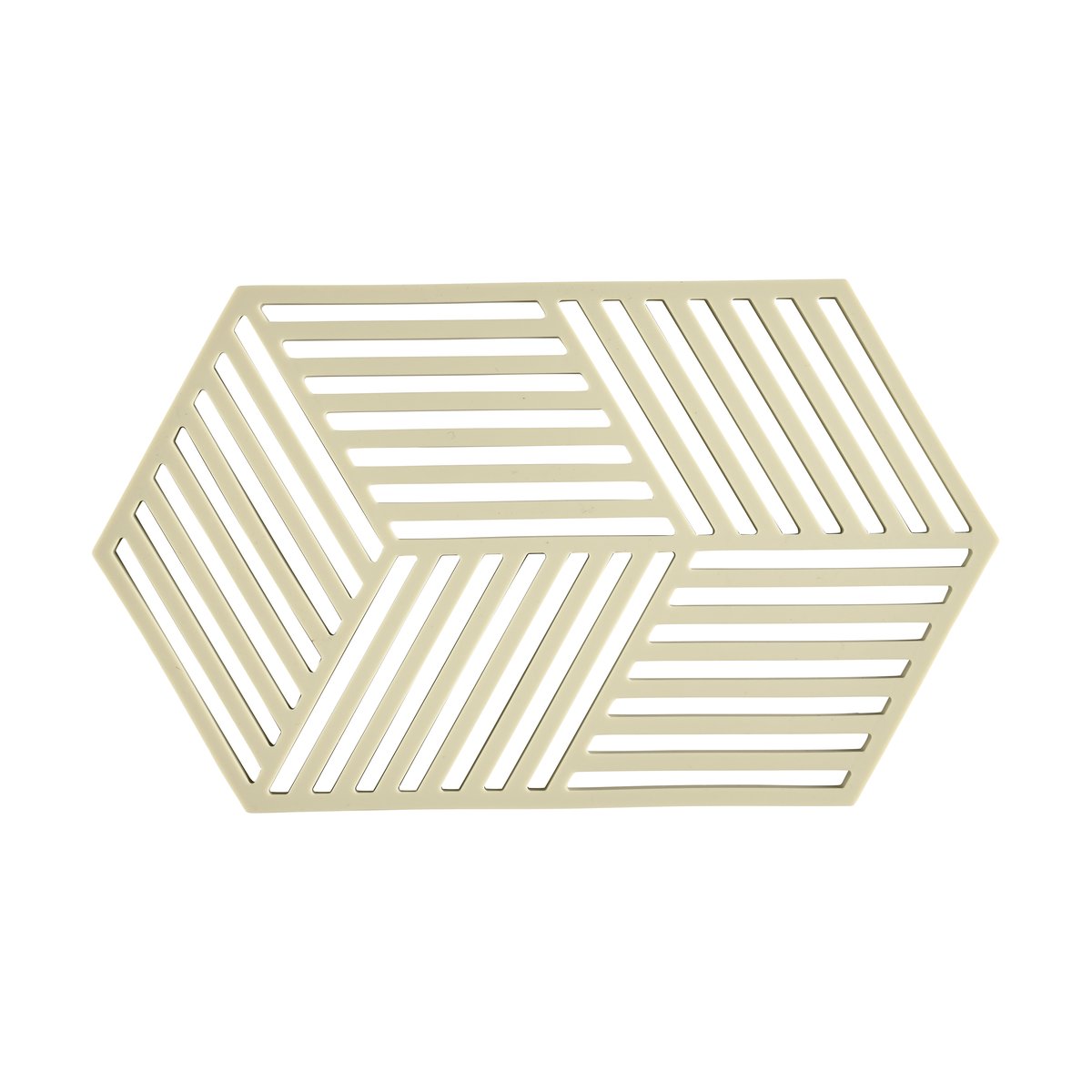 Zone Denmark Hexagon gryteunderlag stor Pear | Skandinavisk Design | Gryteunderlag | Grønn