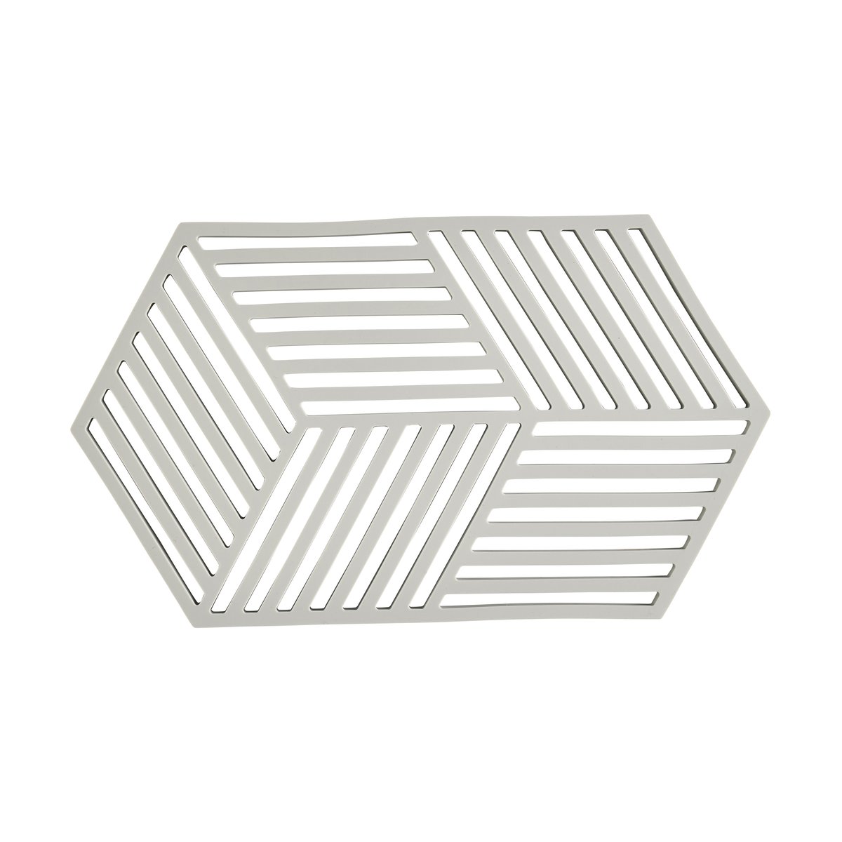 Zone - Hexagon bordskåner 24 cm warm grey