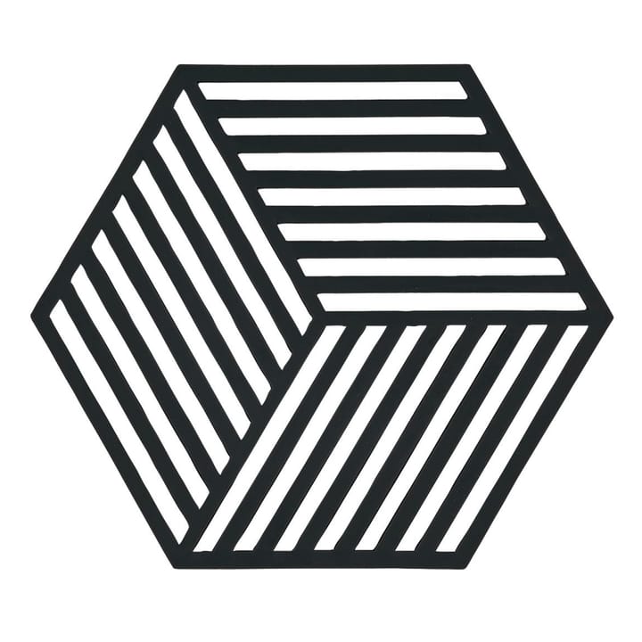 Hexagon gryteunderlag - svart - Zone Denmark