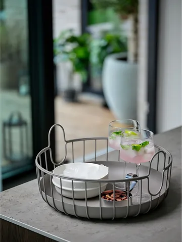 Inu kurv Ø38x18 cm - Taupe - Zone Denmark