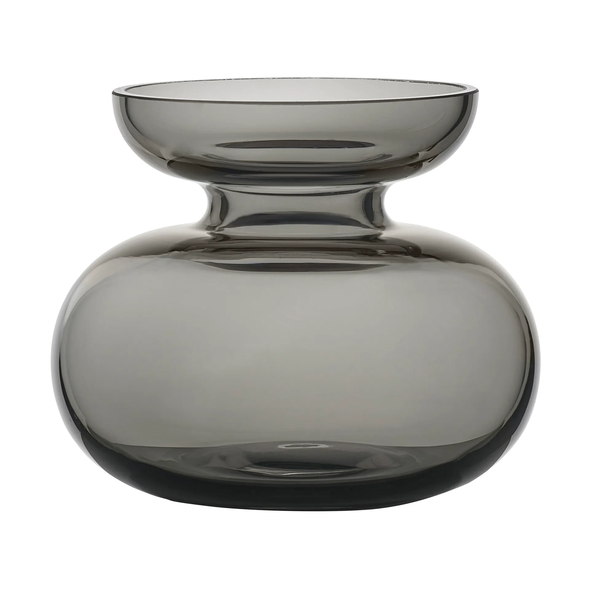 Inu vase 11 cm, Smoked Grey Zone Denmark