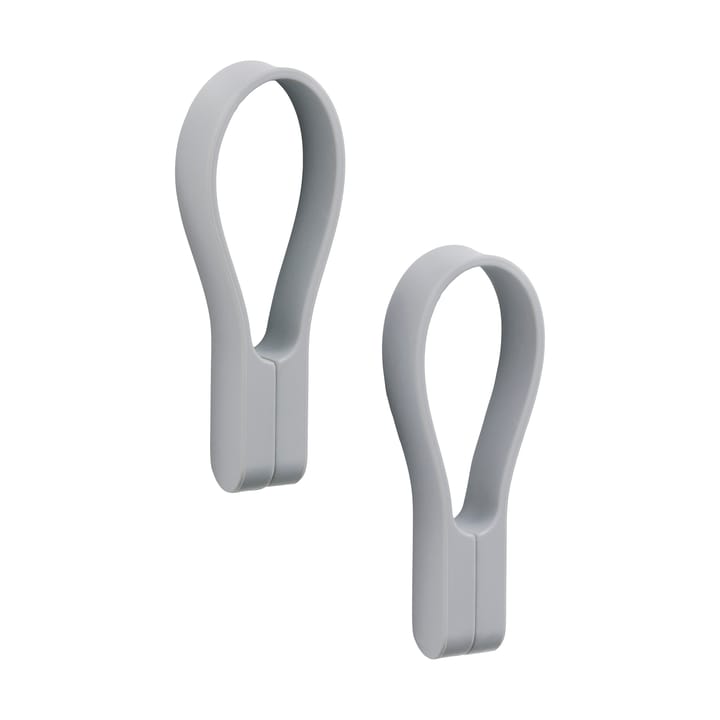 Loop håndklekrok magnet 2-pakning - Gull grey - Zone Denmark