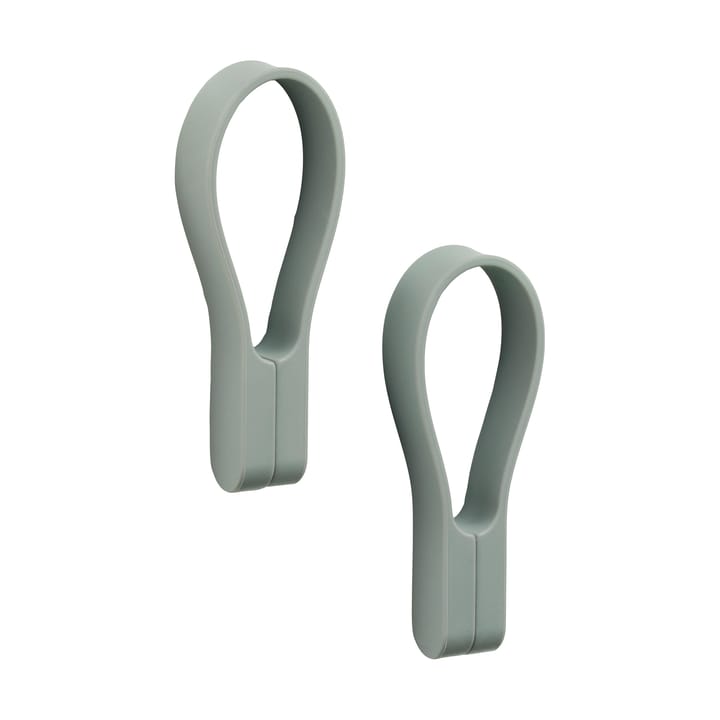 Loop håndklekrok magnet 2-pakning - Matcha green - Zone Denmark