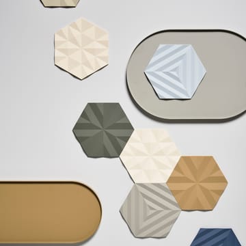 Ori Facet gryteunderlag 14x16 cm - Birch - Zone Denmark
