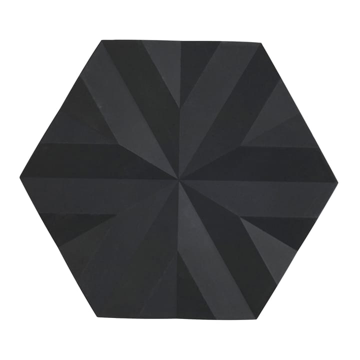 Ori Flake gryteunderlag 14x16 cm, Black Zone Denmark