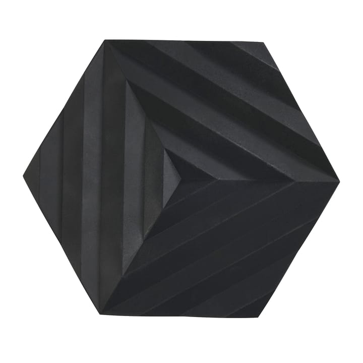Ori Fold gryteunderlag 14x16 cm - Black - Zone Denmark