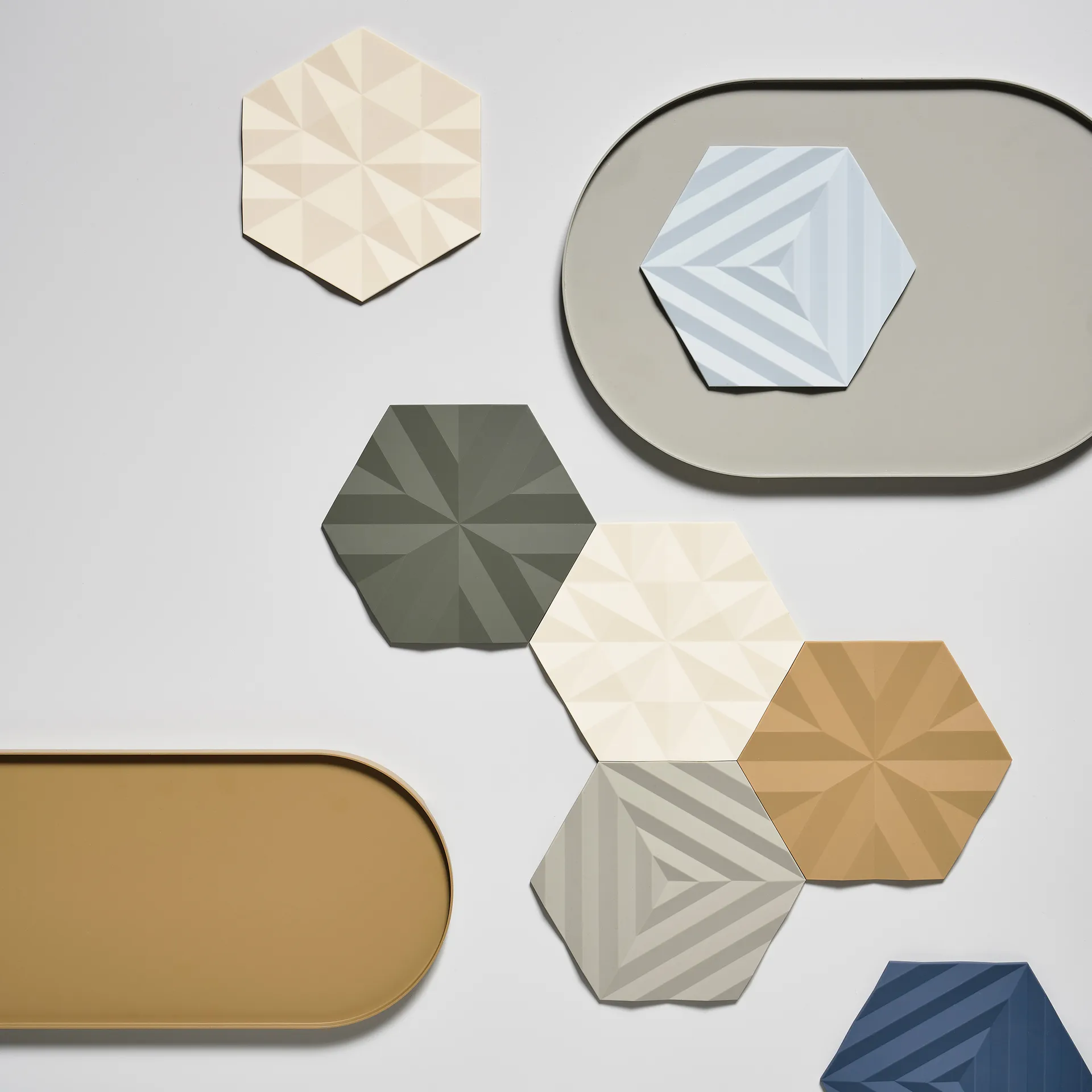 Ori Fold gryteunderlag 14x16 cm, Mud Zone Denmark