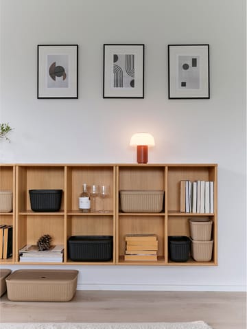 Pulp oppbevaringsboks 23x32 cm 2-pack - Natural Brown - Zone Denmark