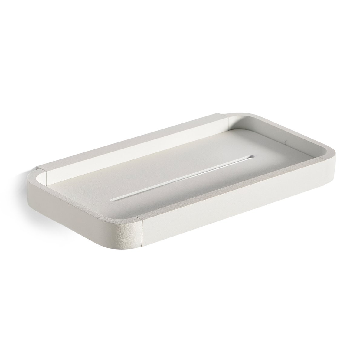 Zone Denmark RIM dusjhylle lav 11 x 22 cm White