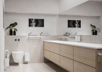 RIM toalettpapirholder veggoppheng 31 cm  - White - Zone Denmark