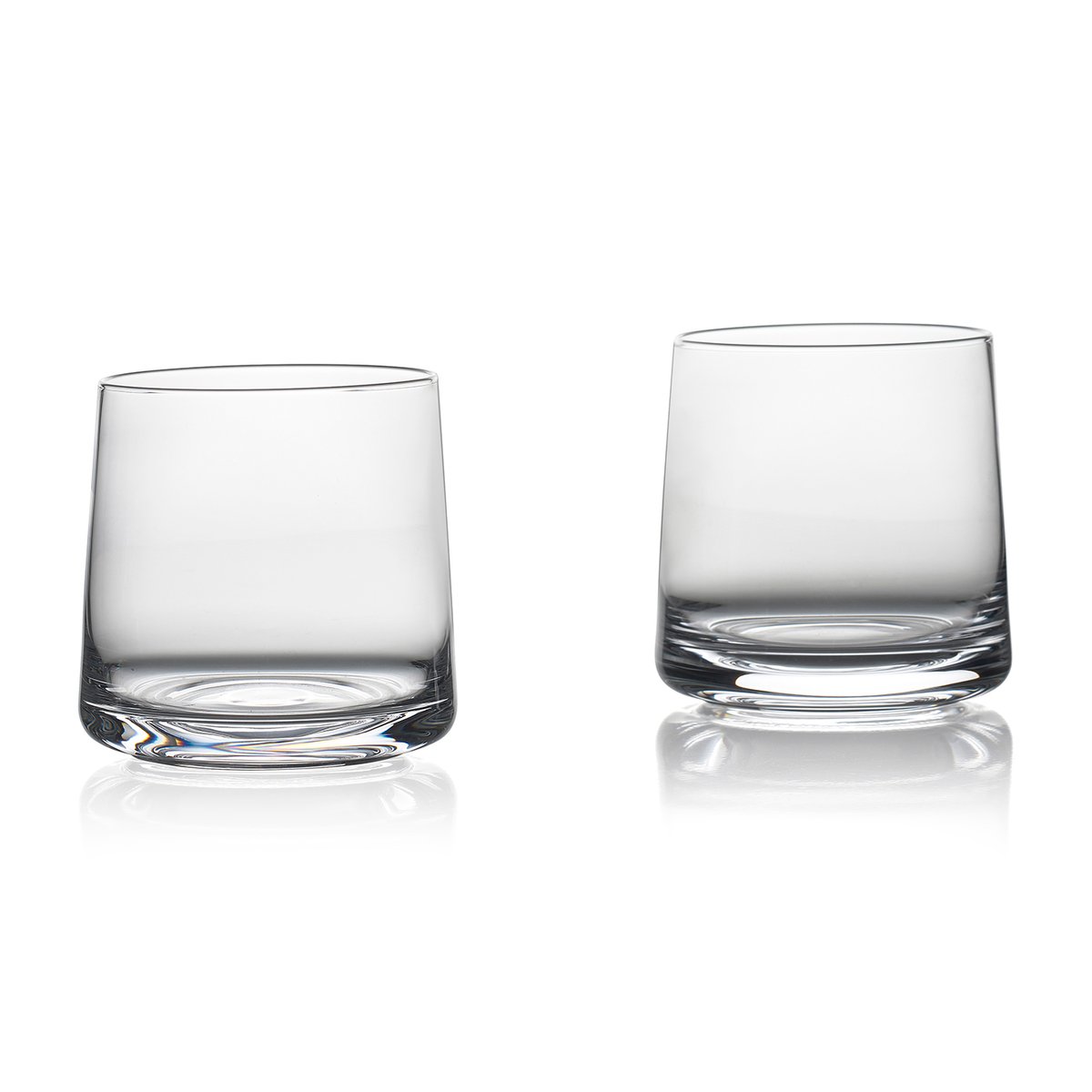 Zone Denmark Rocks wideball glass 2-stk. 34 cl | Skandinavisk Design | Highballglass & Longdrinkglass | Gjennomsiktig