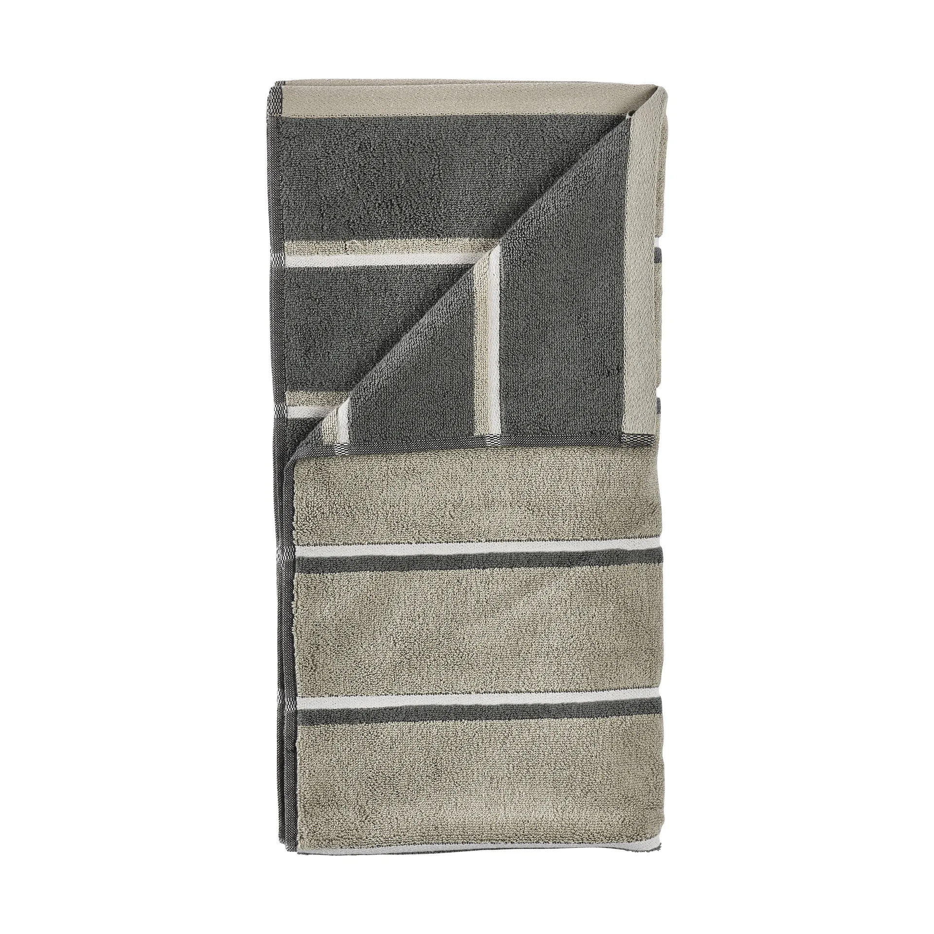 Sauna Håndkle, Eucalyptus-olive green-soft grey, 50x100 cm Zone Denmark