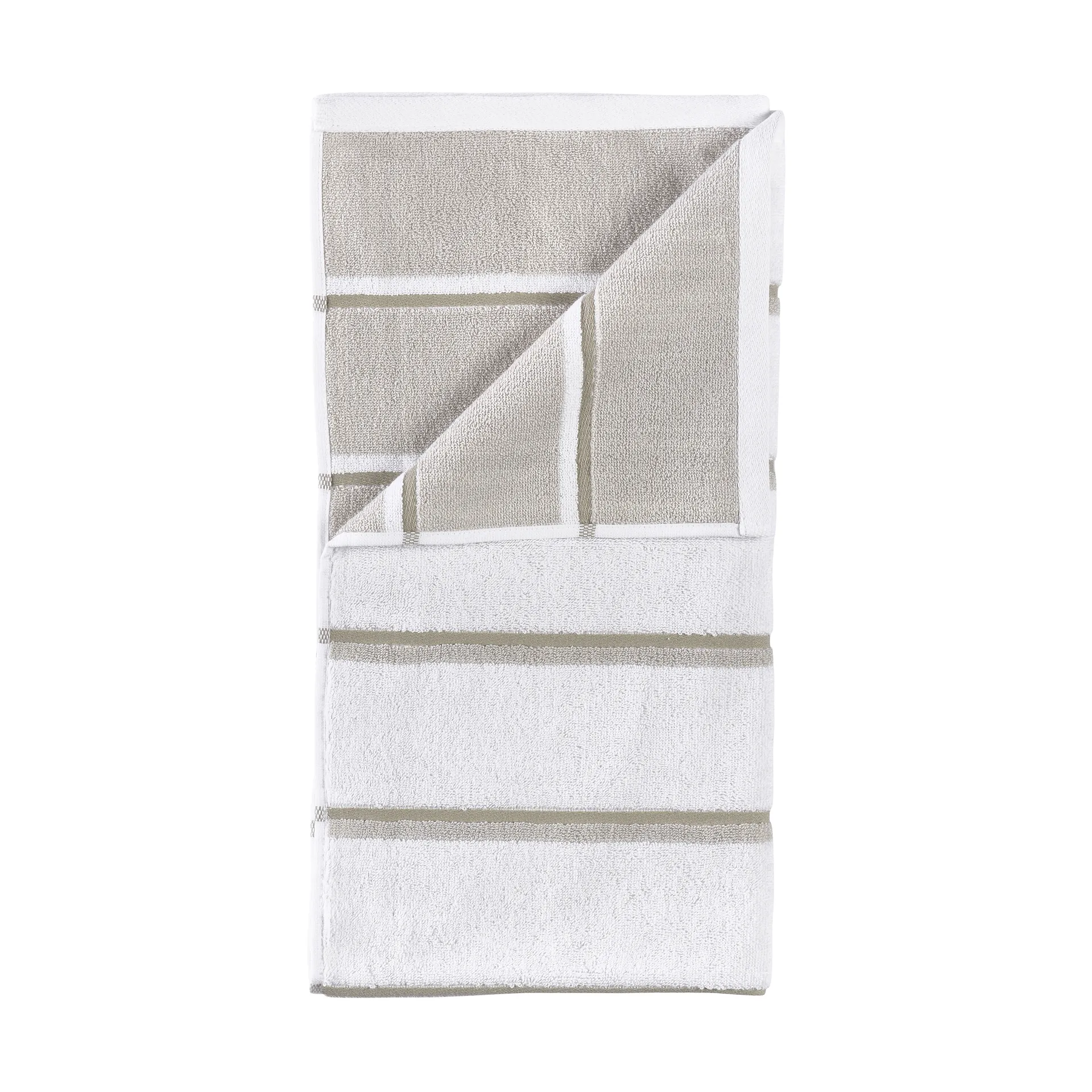 Sauna Håndkle, White-soft grey-eukalyptus, 70x140 cm Zone Denmark