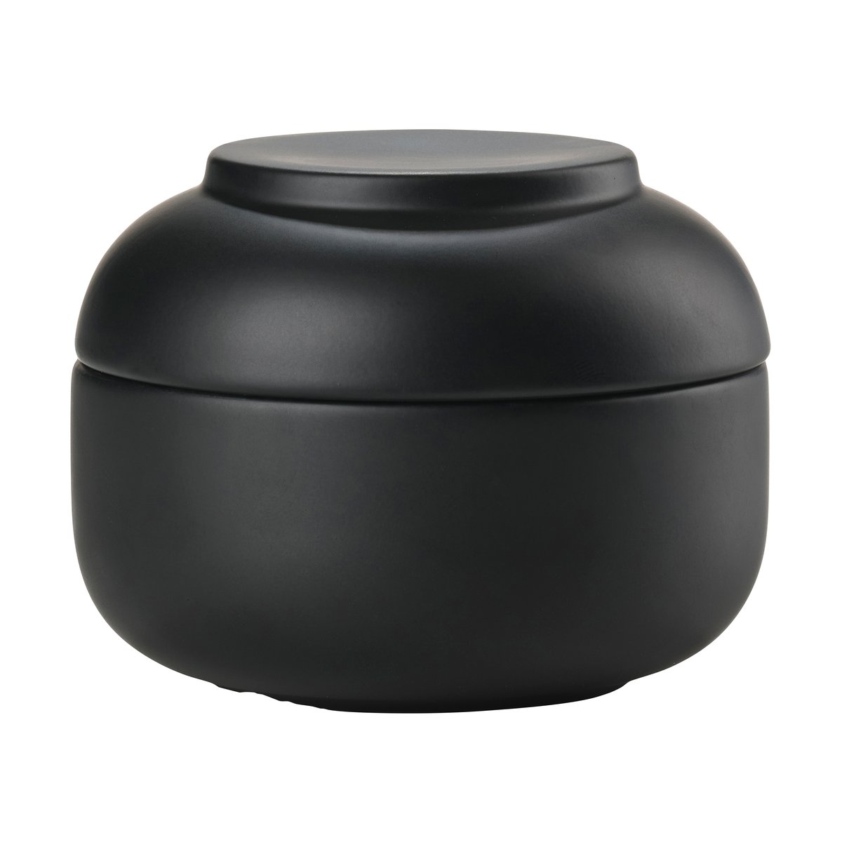 Zone Denmark Sensu boks med lokk Ø10,5x7,5 cm Black