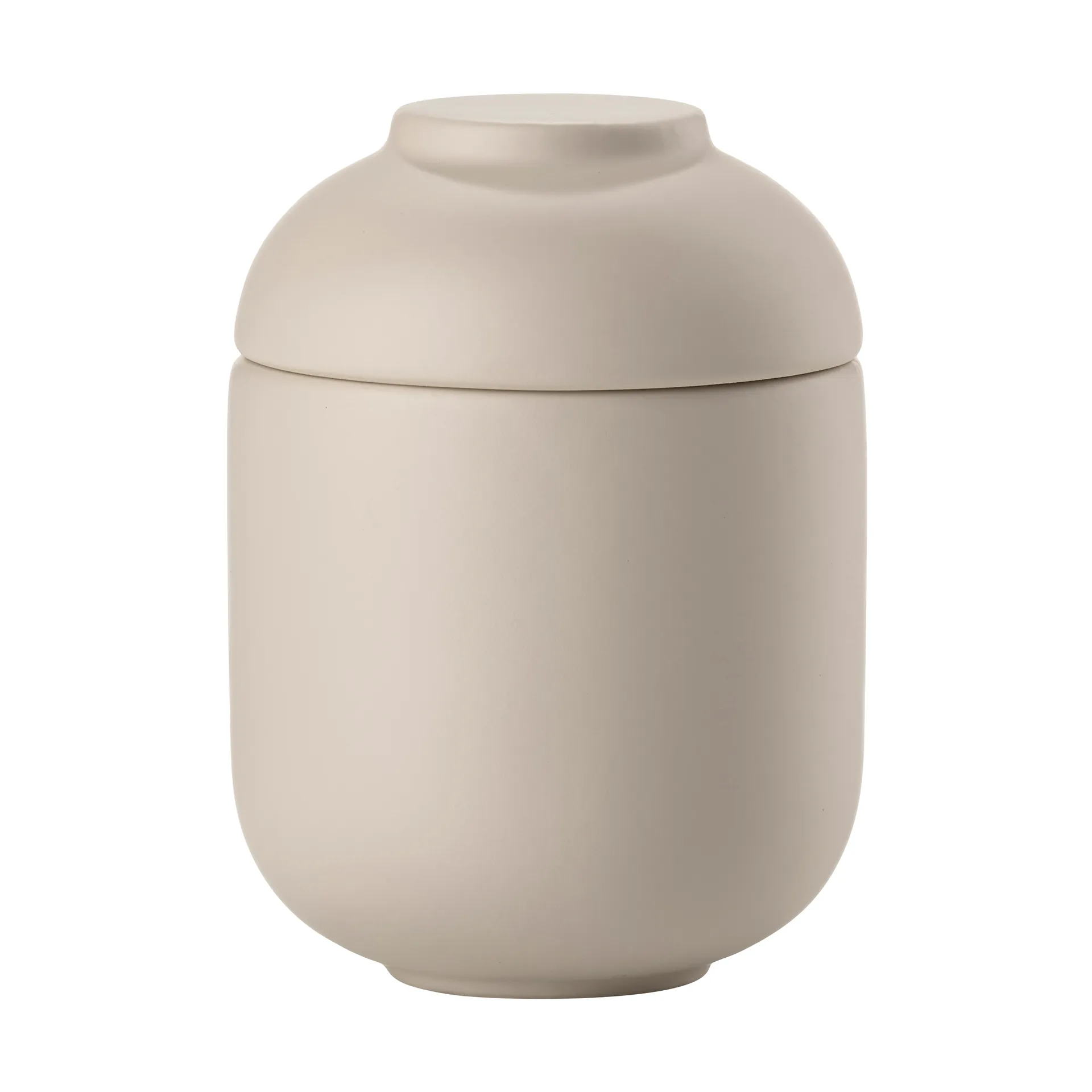 Sensu boks med lokk Ø6,5x9 cm, Sand Zone Denmark