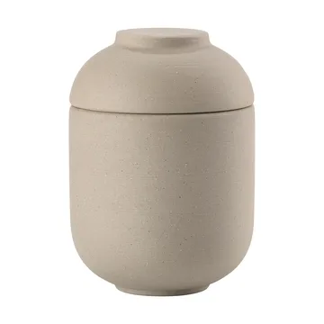 Sensu boks med lokk Ø6,5x9 cm - Taupe - Zone Denmark