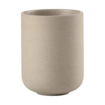 Sensu tannbørstekopp Ø7,4x9,5 cm - Taupe - Zone Denmark