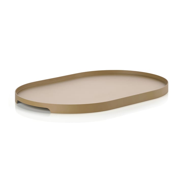Singles brett oval 23 x 35 cm - Khaki - Zone Denmark