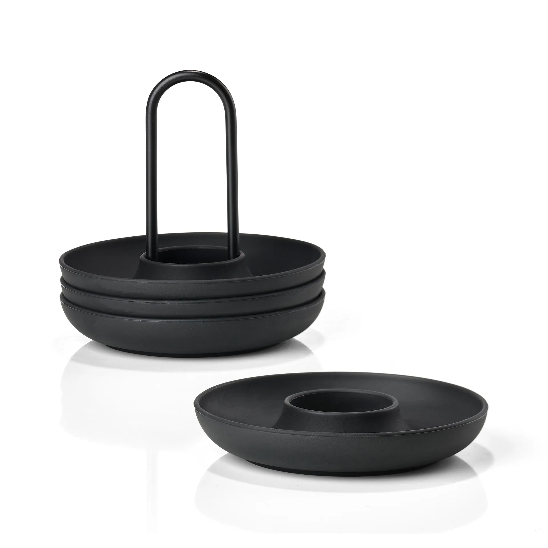 Singles eggeglass 4 -pack med beholder, Black Zone Denmark