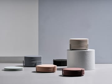 Singles glassunderlag med beholder - Warm Grey - Zone Denmark