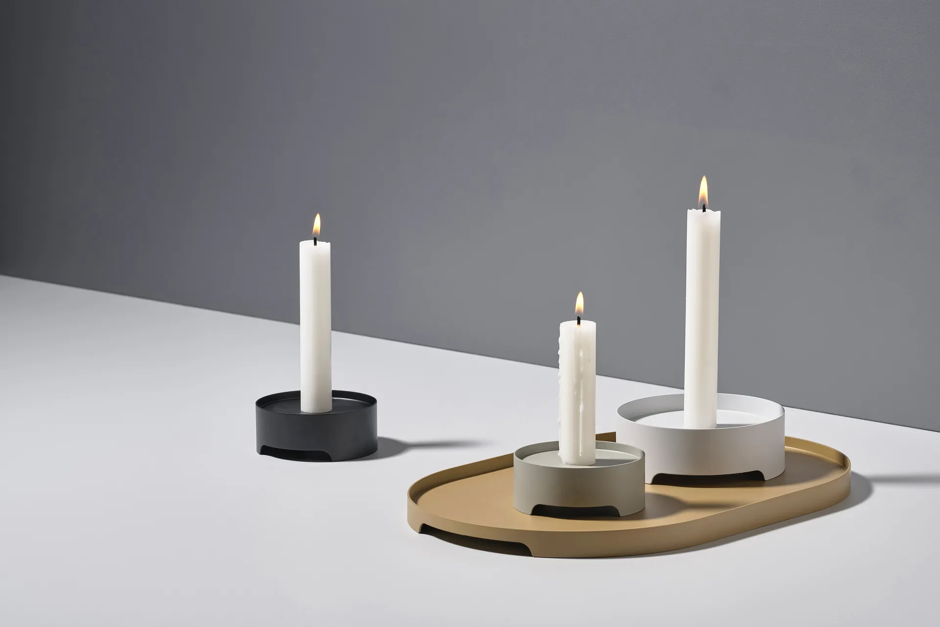 Singles lysestake Ø 9 cm, Black Zone Denmark