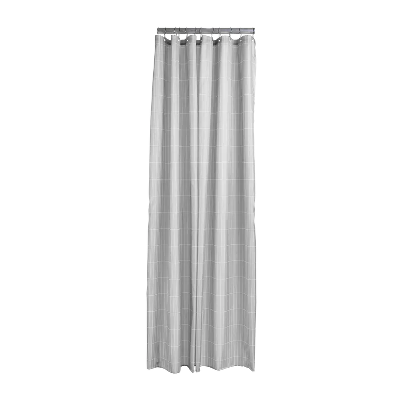 Tiles dusjforheng 180x200 cm, Soft grey Zone Denmark