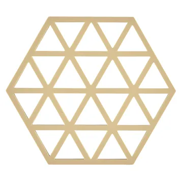 Triangles gryteunderlag 14x16 cm - Warm sand - Zone Denmark