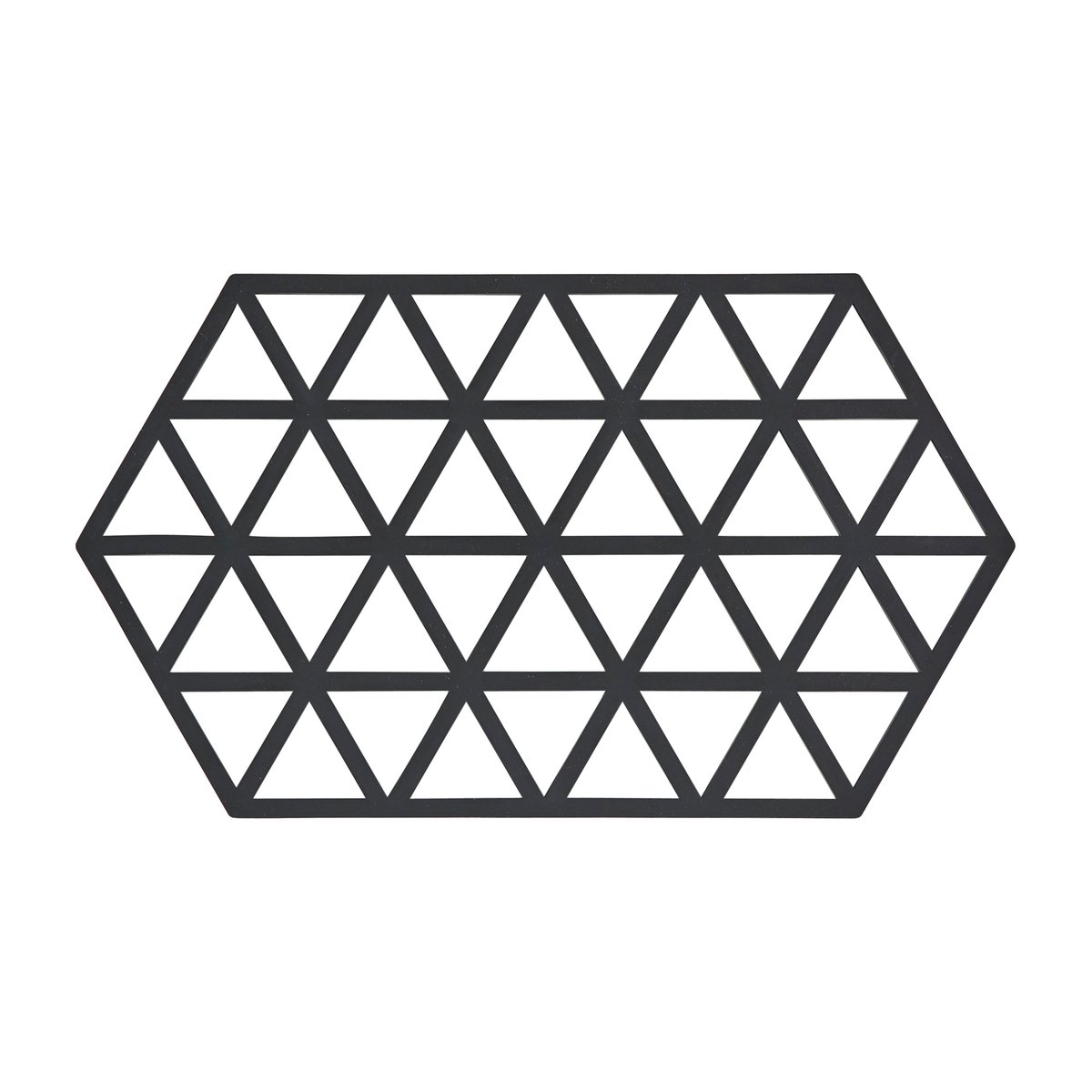 Zone Denmark Triangles gryteunderlag 14x24 cm Black