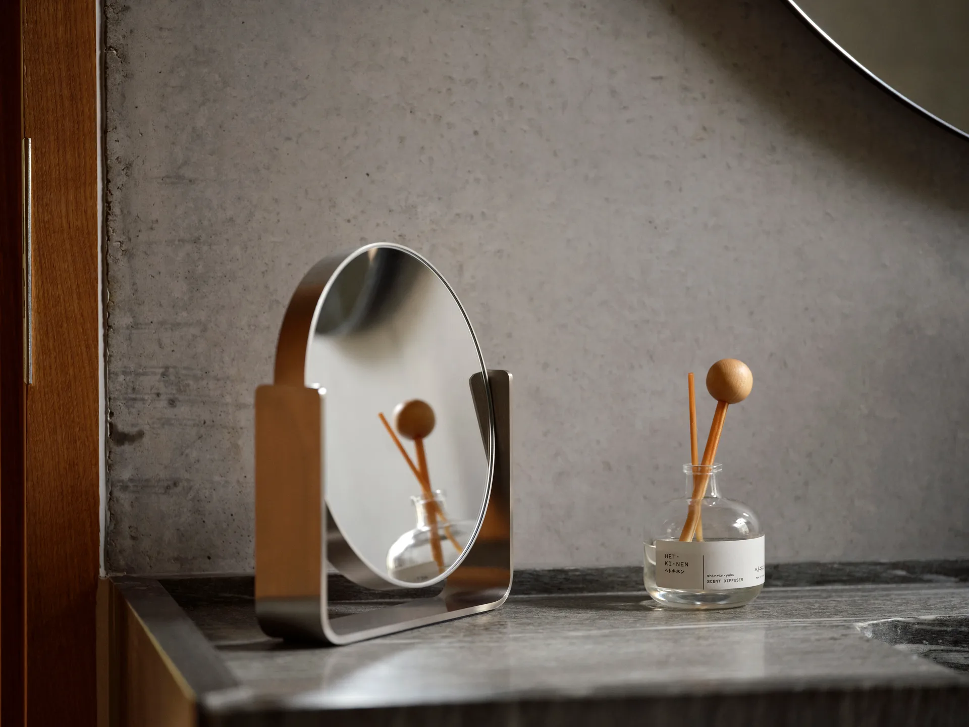 Ume bordspeil med 5x forstørrelse 19 x 19,5 cm, Stål Zone Denmark