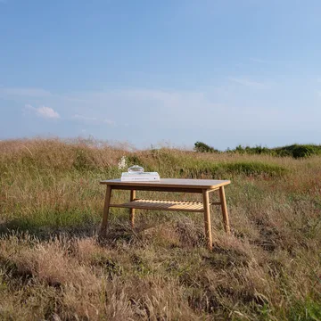 Mino sofabord - Hvit/eik - Zweed