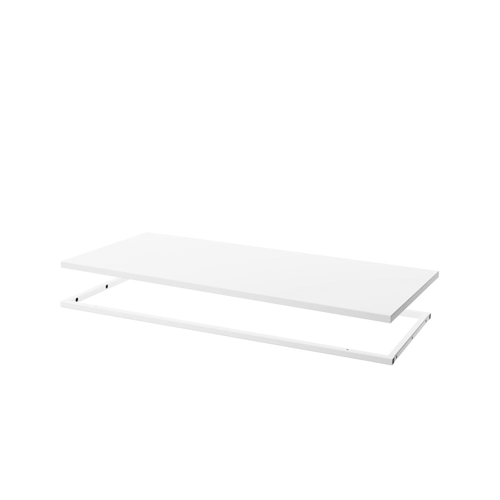Zweed Molto 840 hylle hvit, inkl. hvit metallramme