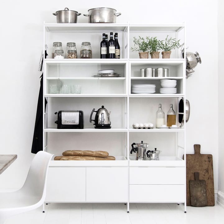 Molto åpen modul 560, Hvit, inkl. hvit metallramme Zweed