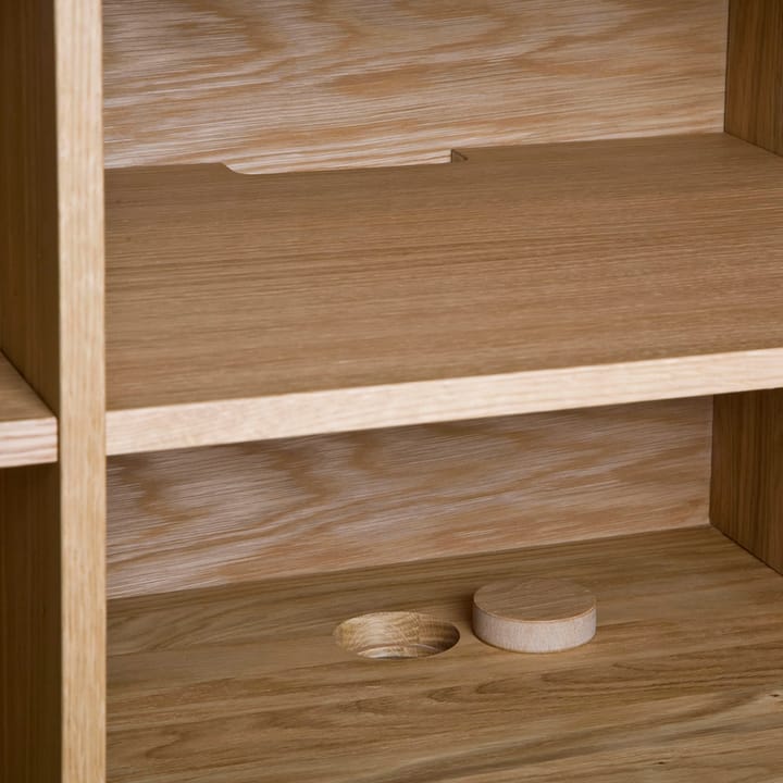 Moodi 180 sideboard, Hvit/eik, eikestamme Zweed
